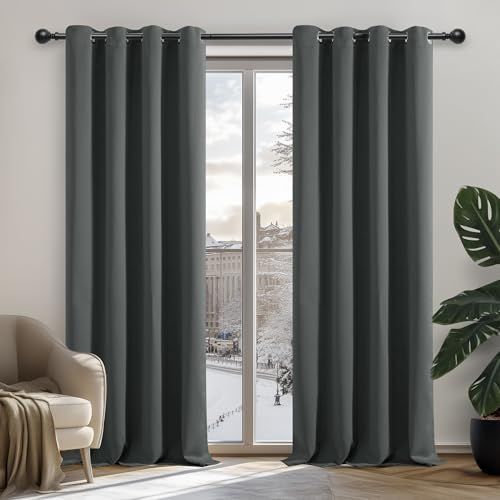 Cortinas Térmicas Opacas Deconovo - 2x 107x214cm