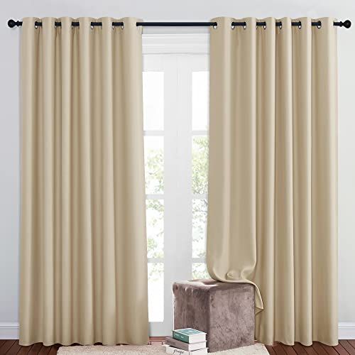 Cortinas Modernas Beige 2*200x210