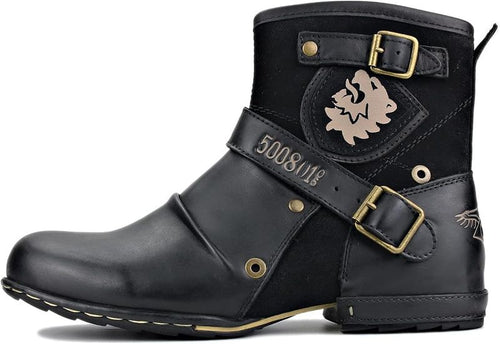 Botas Cuero OSSTONE para Motocicleta Talla 48