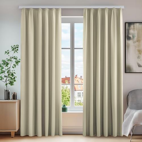 Cortina Térmica Beige 140x200cm