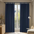Cortinas Termicas Deconovo Azul Marino 140x200 cm