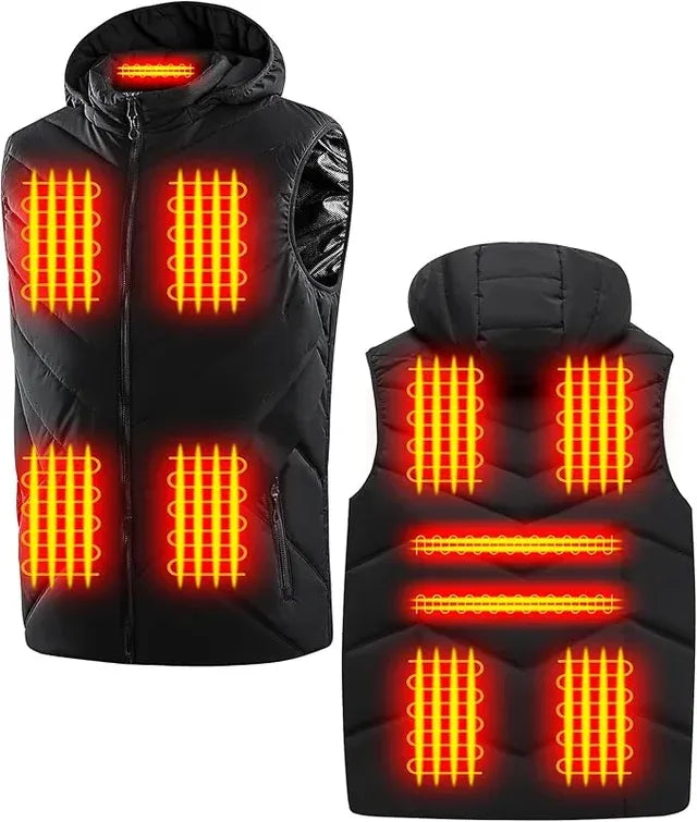 Chaleco Calefactor Eléctrico Unisex 11 Zonas XL