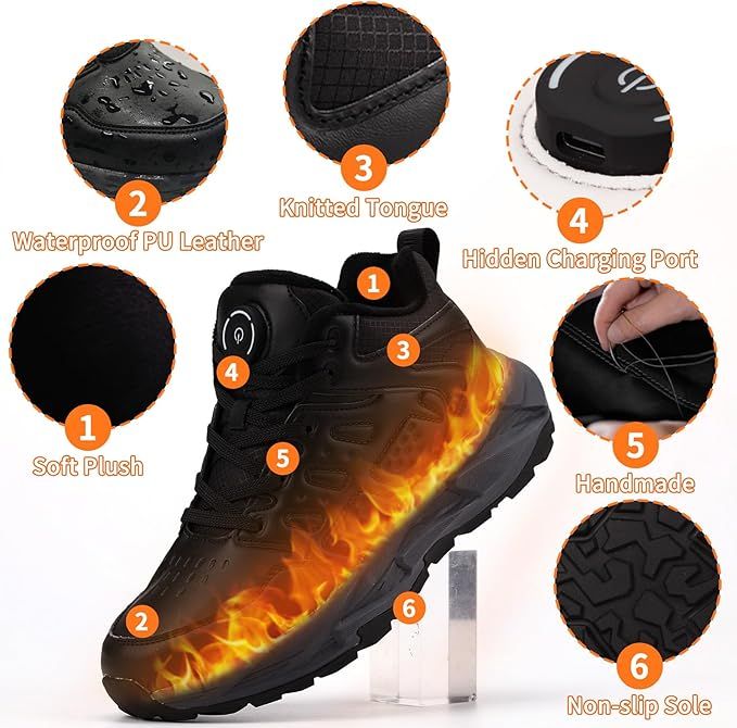 Zapatillas con calefacción para invierno Talla 36