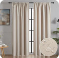 Cortinas Opacas MRTREES Beige pack 2x140x240cm