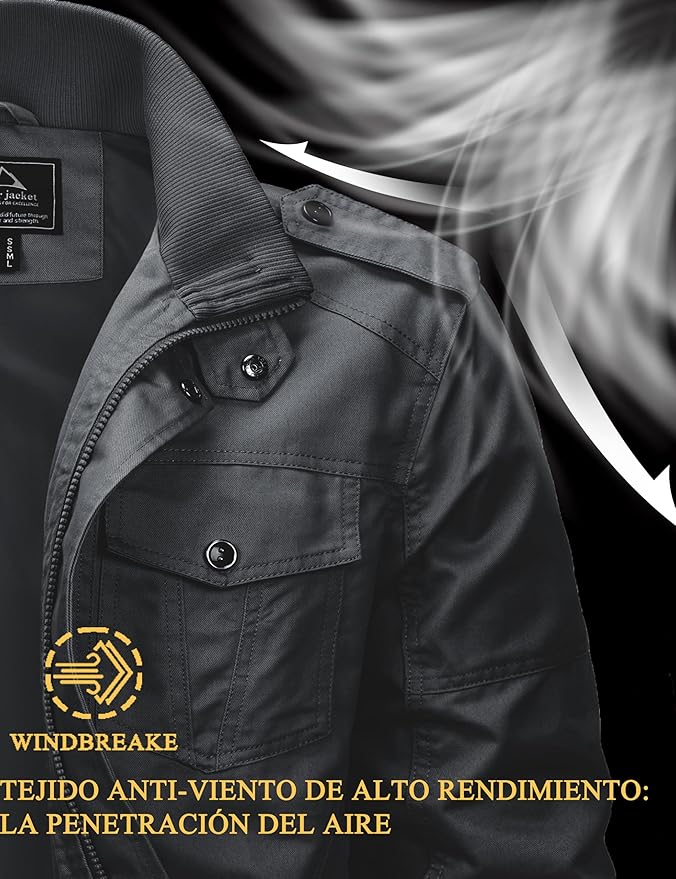 Chaqueta Cargo Militar Talla XL