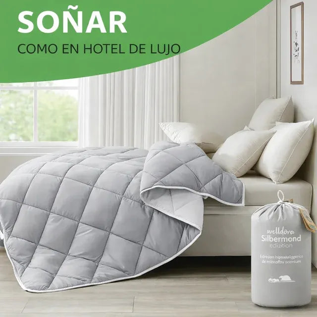 Edredón Opticlima 155x220 Gris