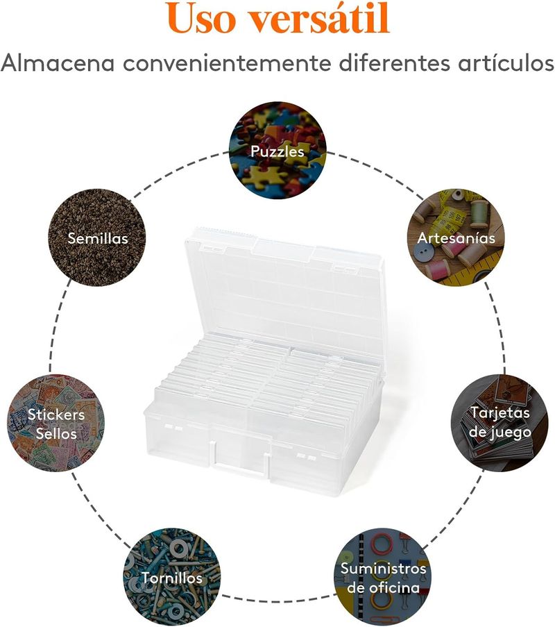 Caja de Almacenamiento Fotos Lifewit con 18 Cajas