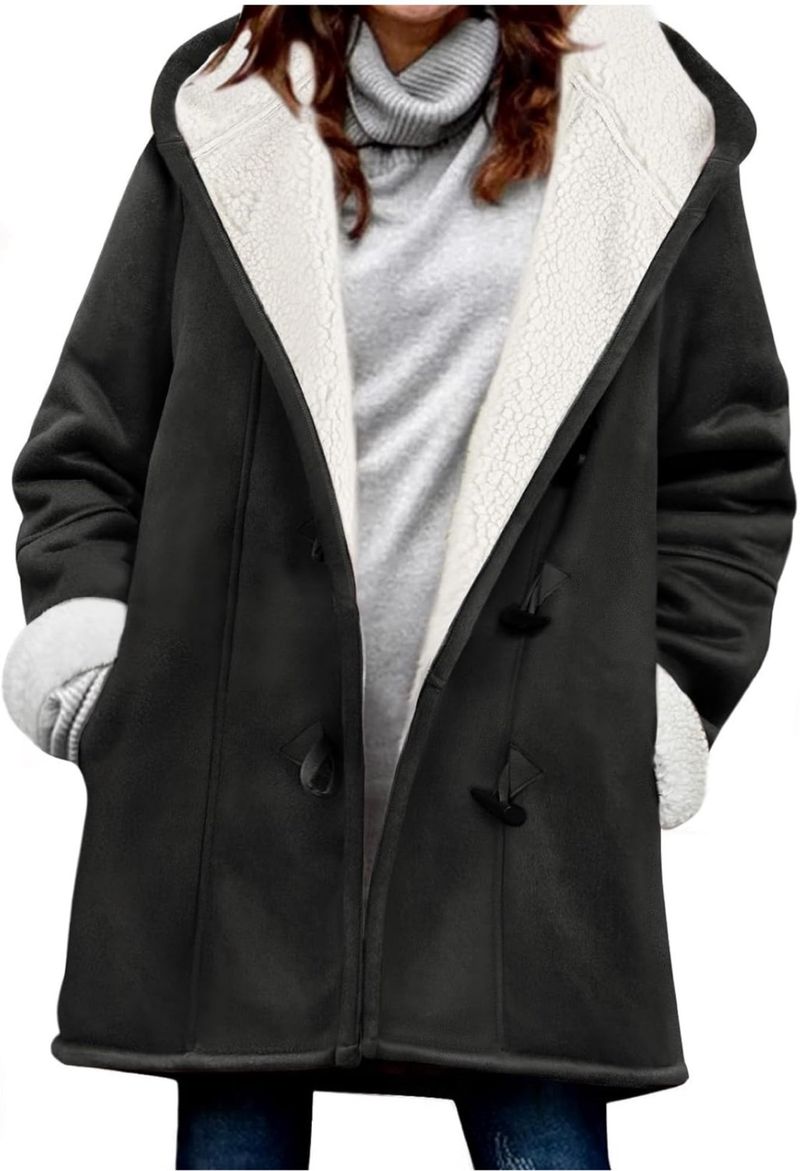 Abrigo Invierno Svanco Talla S Negro