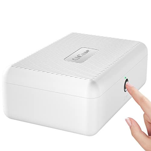Caja Biométrica Portátil con Huella Digital