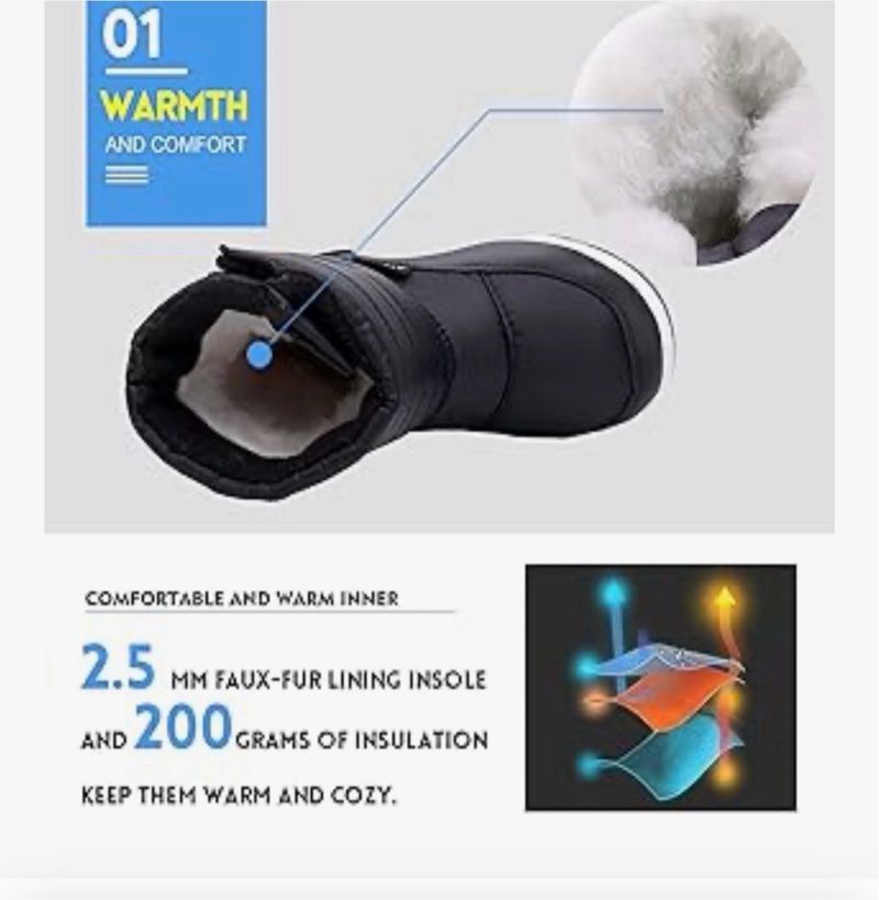 Botas de Nieve para niñas Talla 22