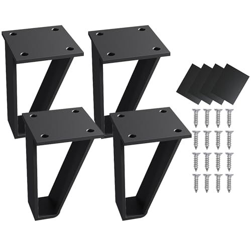 Patas de mesa metálicas 10cm