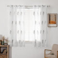 Cortinas Modernas con Hojas 140*160