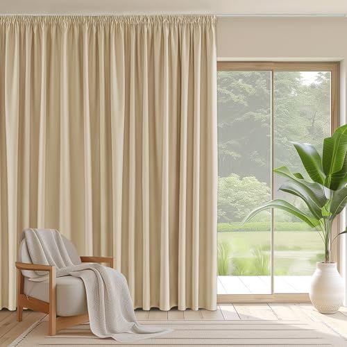 Cortina Opaca Beige 300x245