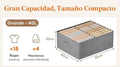 4 Cajas de Almacenamiento Plegables 40L