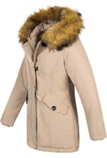 Parka de Invierno Elara Piel Sintética talla M