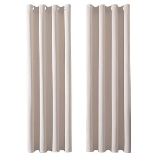 Cortina Opaca Beige 2*140x250