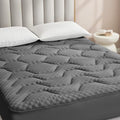 Topper Transpirable Gel 140x200x3cm Gris oscuro