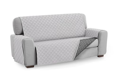 Funda Cubre Sofá Malu 3 Plazas - Gris Claro