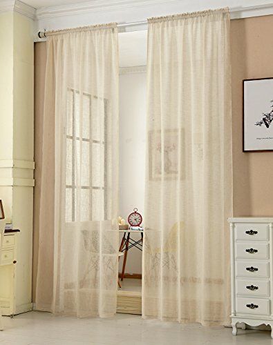 Cortinas Translúcidas 2 Piezas WOLTU | 140x245 cm