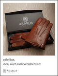 Guantes de Piel AKAROA Marrón Talla M
