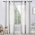 Cortinas Translúcidas Modernas 2*140x245cm