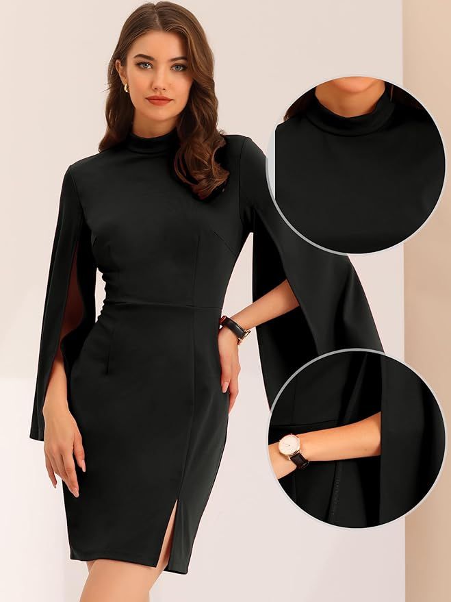 Vestido Lápiz Corto Talla XL Negro