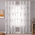Cortinas Modernas Bordadas