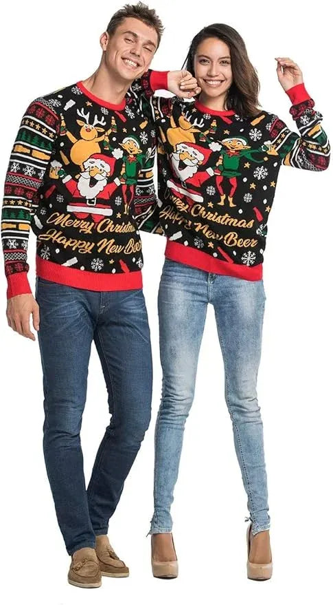 Suéter Navideño Divertido Unisex Talla S