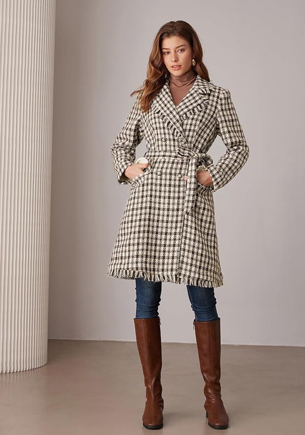 Abrigo Elegante Mujer Talla S