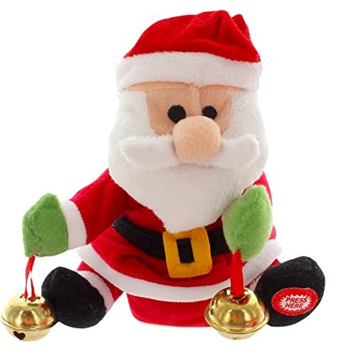 Peluche de Navidad en movimiento