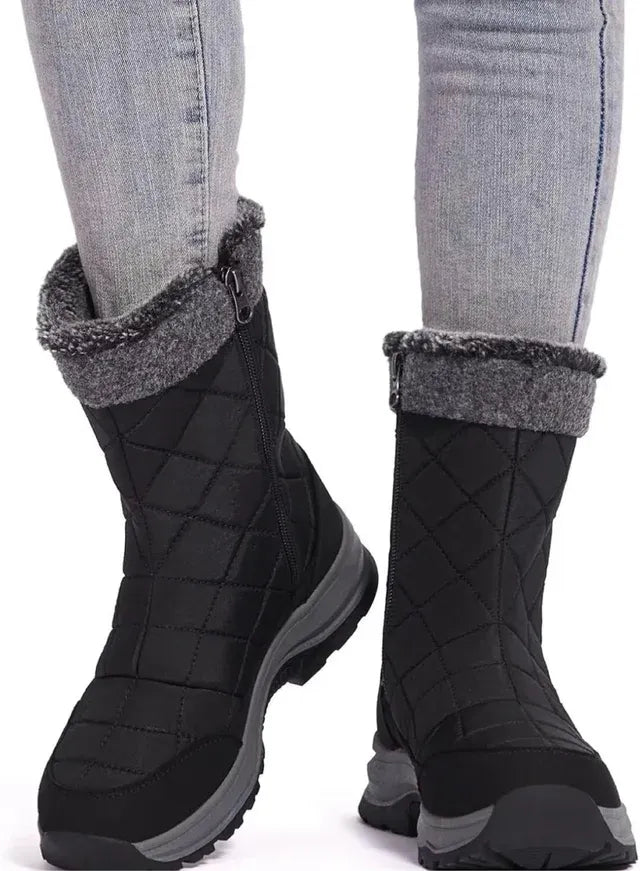 Botas de invierno Tlola mujer negras y grises T.36