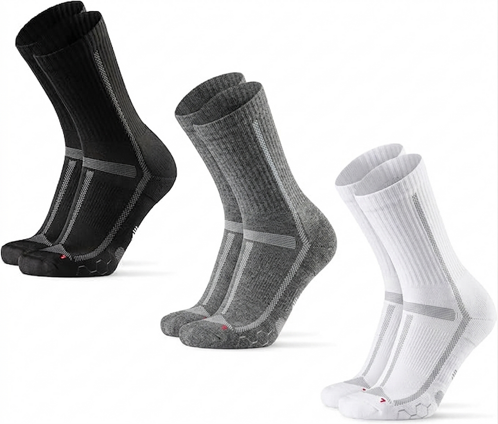 3*Calcetines Running Altos Antirrozaduras 43-47