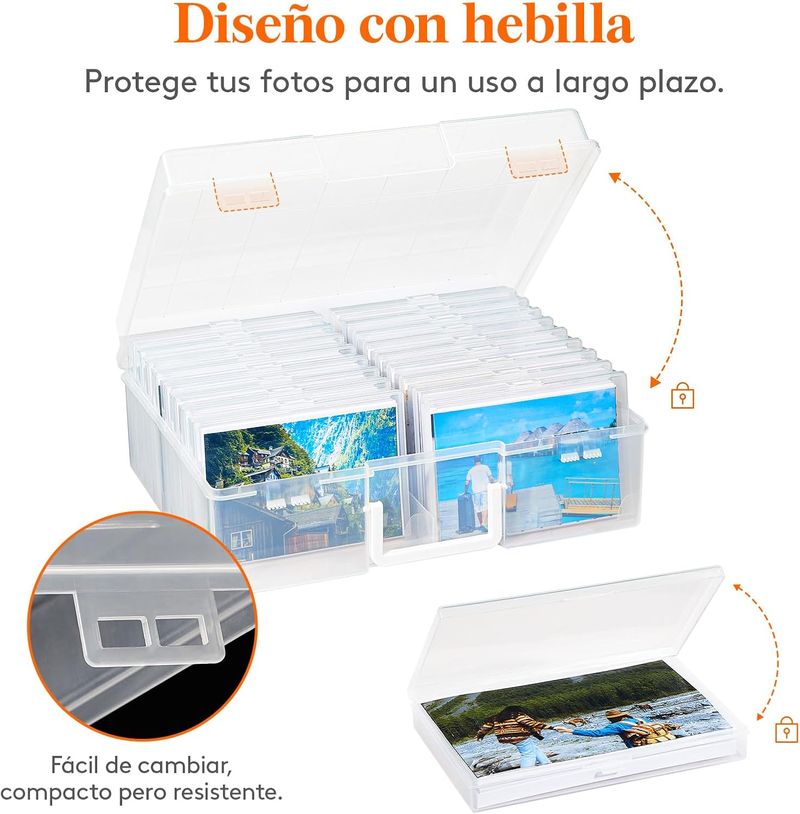 Caja de Almacenamiento Fotos Lifewit con 18 Cajas
