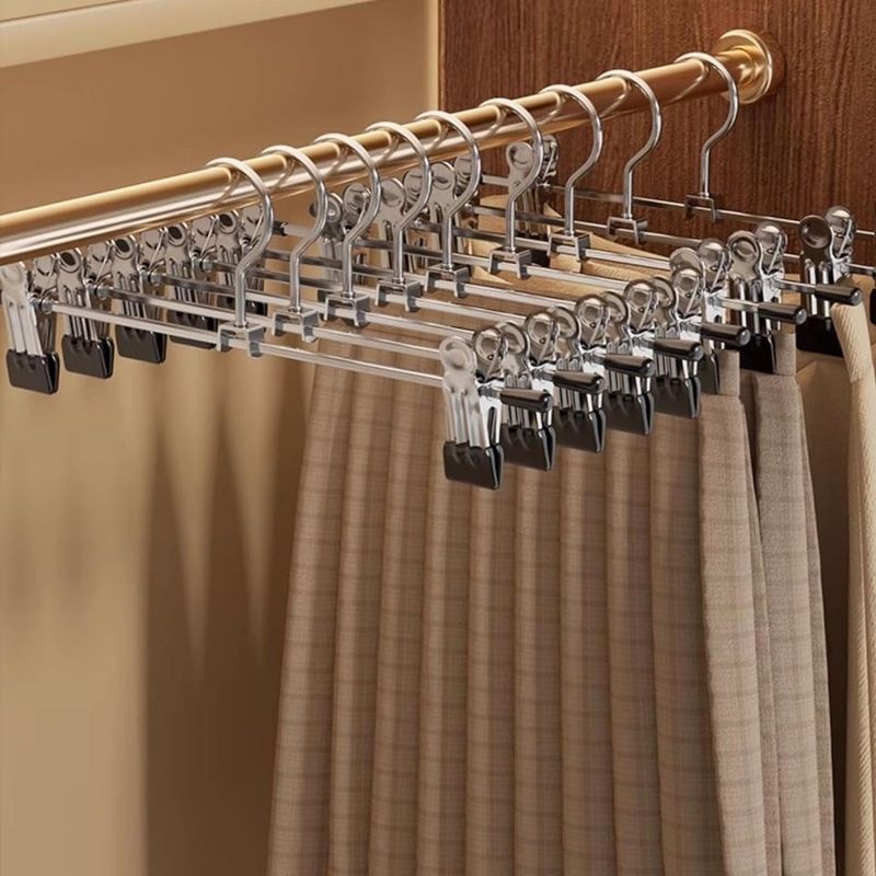 Perchas Metálicas para Pantalones (Pack 3)