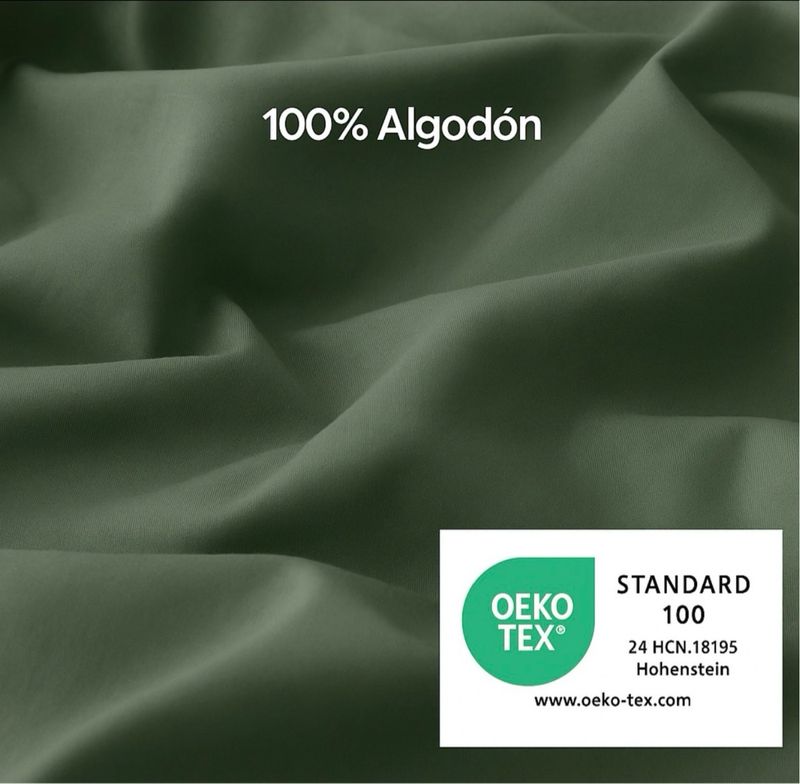 Ropa de cama verde oliva 135x200cm