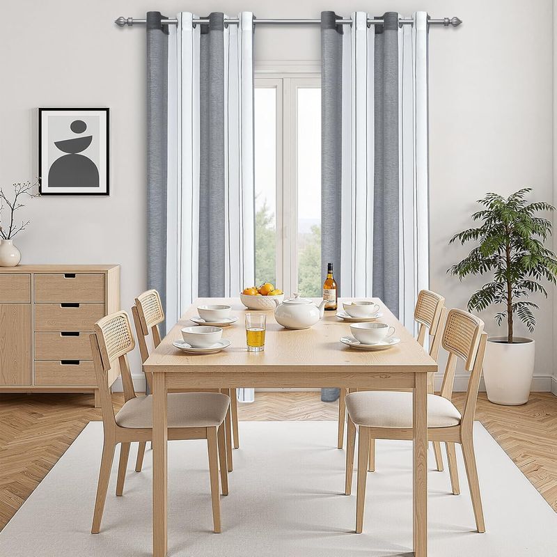Cortinas Translucidas Modernas 2*140*215