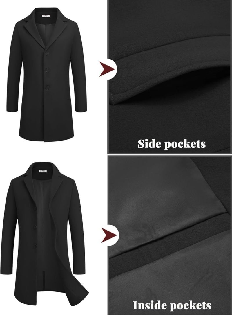 Abrigo invierno COOFANDY hombre Talla XL
