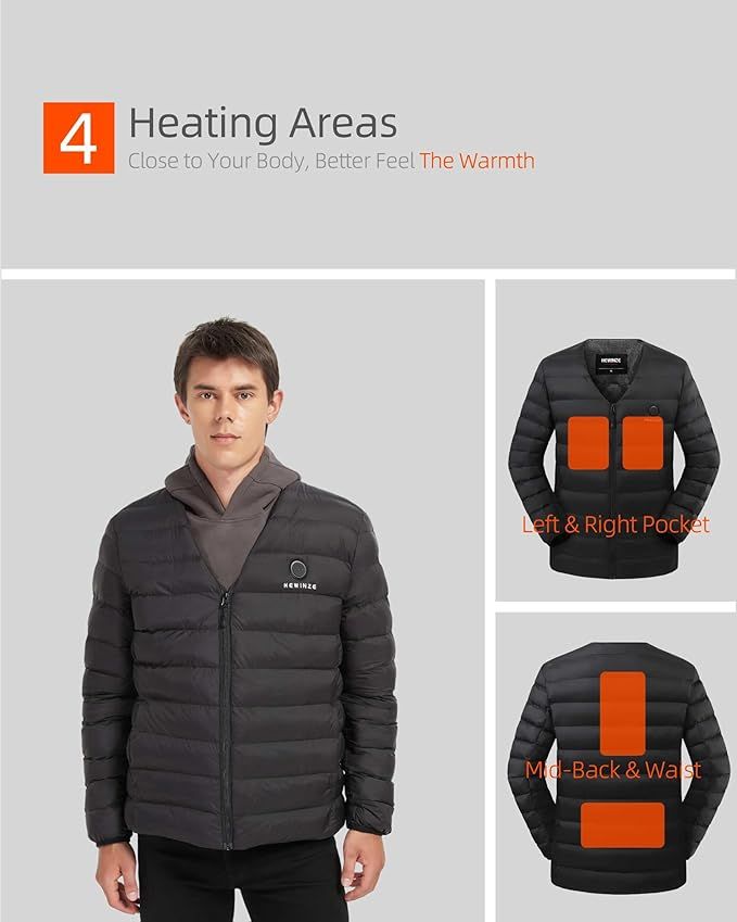Chaqueta térmica unisex Talla M con batería
