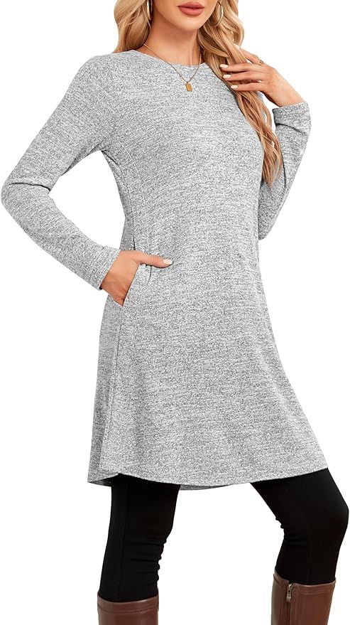 Vestido Jersey Gris Mujer Talla M