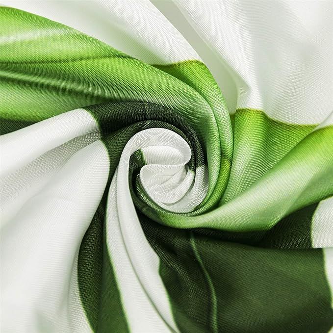 Cortina de Ducha Hojas de Palma Verde - 240x175cm
