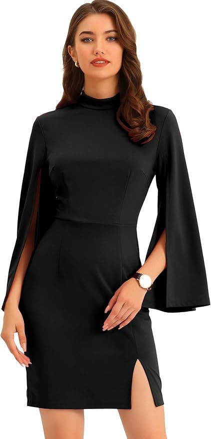 Vestido Lápiz Corto Talla XL Negro