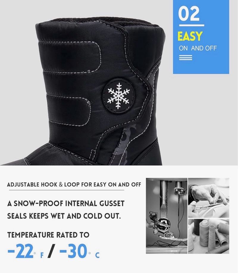Botas de Nieve para niñas Talla 22