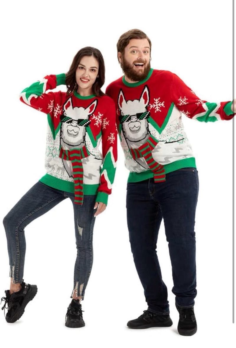Suéter Navideño LED Unisex Talla XXL
