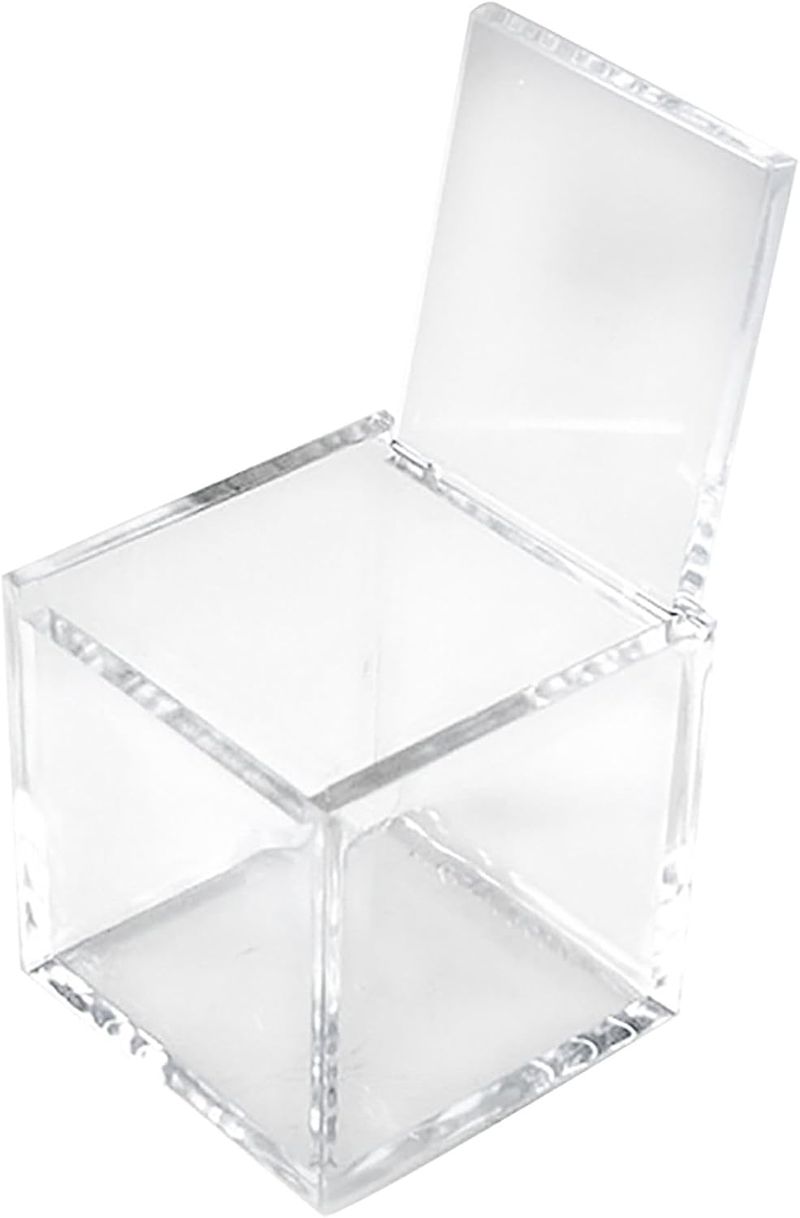 10 Cajas Plexiglás 5x5x5cm
