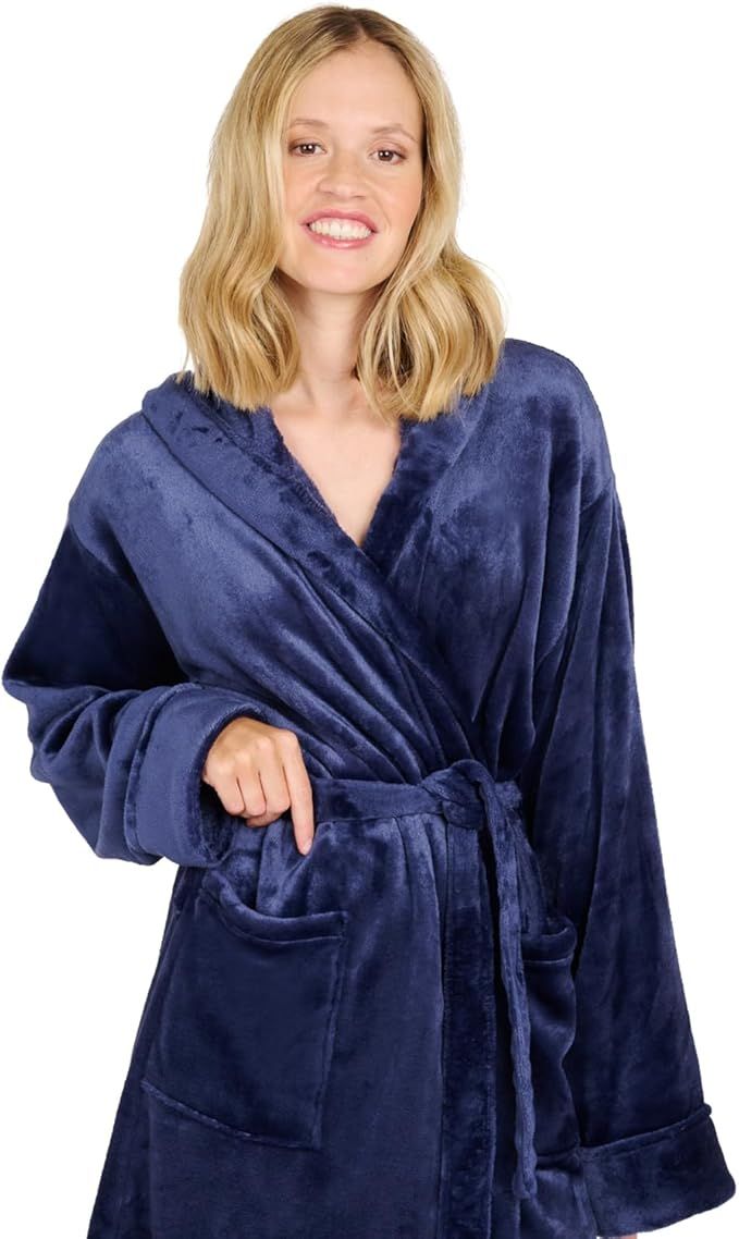 Albornoz Blumtal Unisex de Forro Polar con Capucha