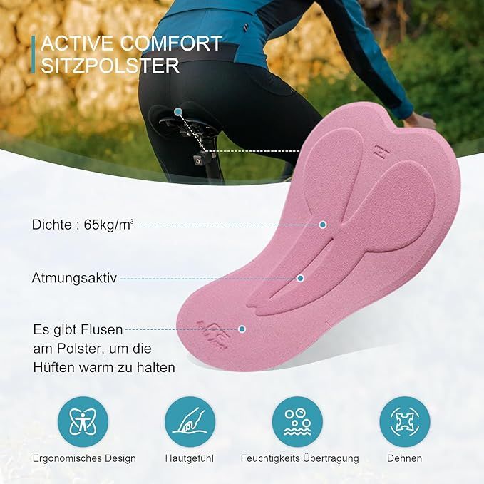 Pantalones de ciclismo térmicos mujer Talla M
