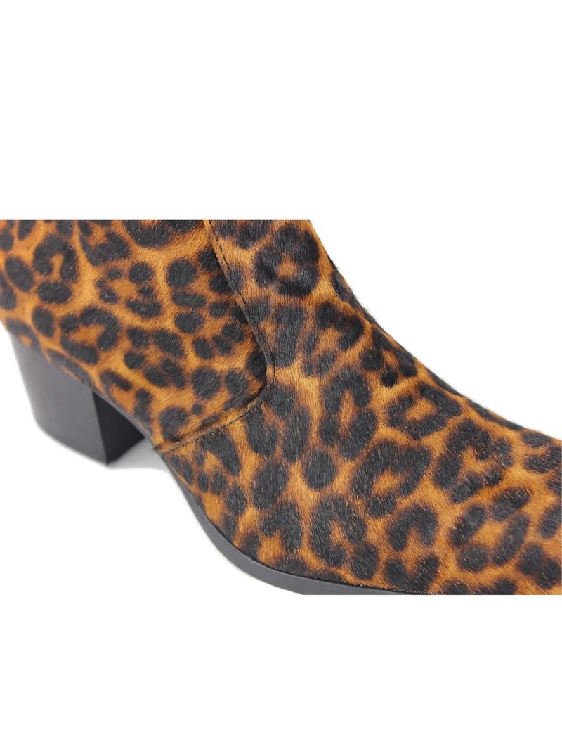 Botines Chelsea de Leopardo talla 43
