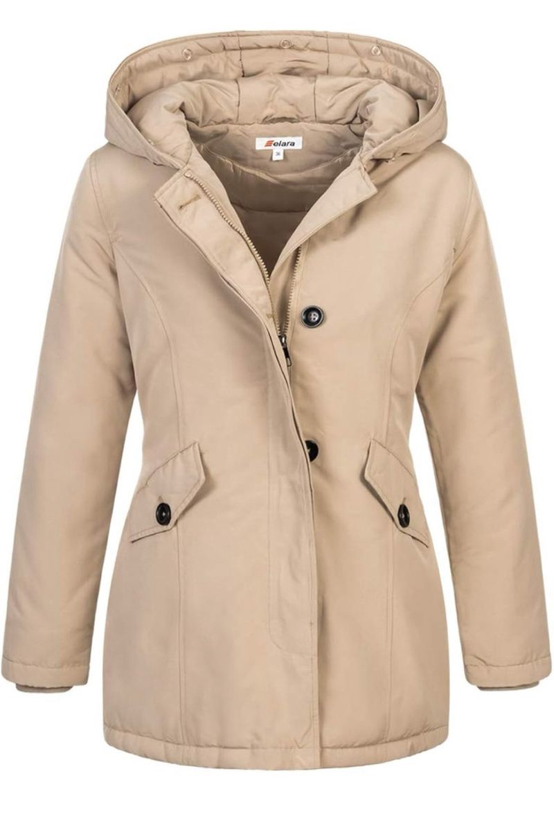 Parka de Invierno Elara con Capucha Talla M
