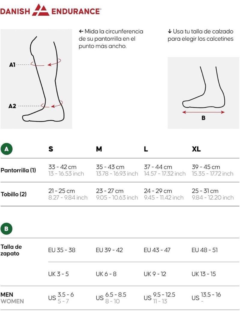 Calcetines de compresión DANISH ENDURANCE 35-38EU