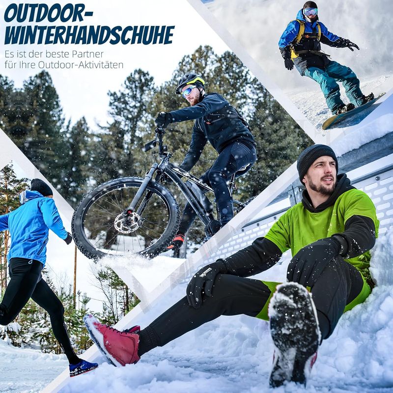 Guantes de Invierno Térmicos y Antideslizantes